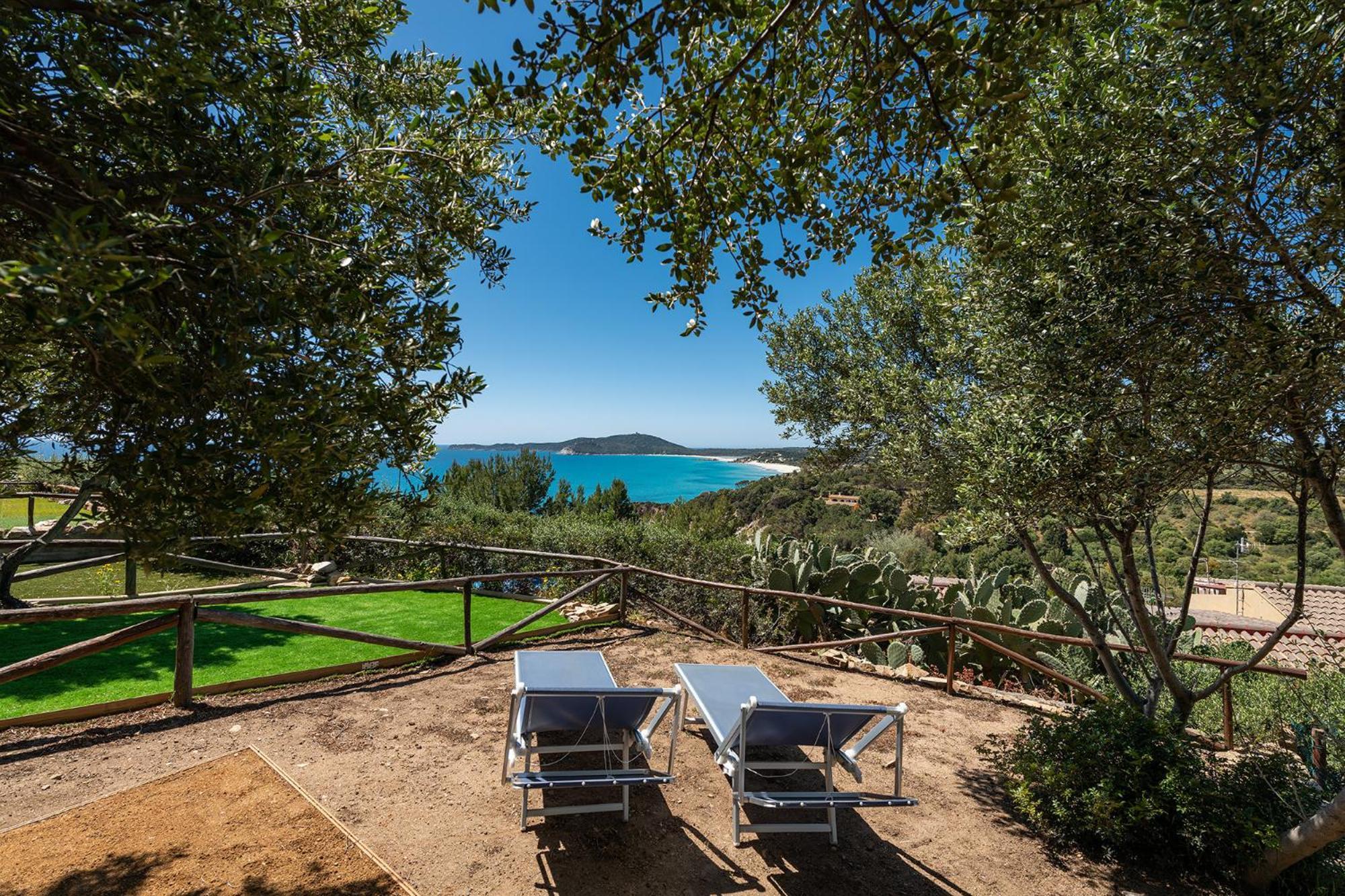 Villa Allegra Panoramica 150 Mt Dal Mare Villasimius Exterior foto